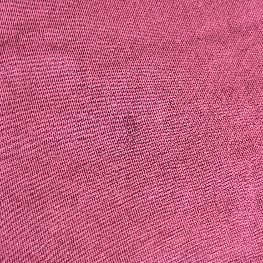 Gap Womens Organically Grown Cotton Logo T-Shirt Burgundy Plum Large NWT w/Stain - Picture 7 of 9